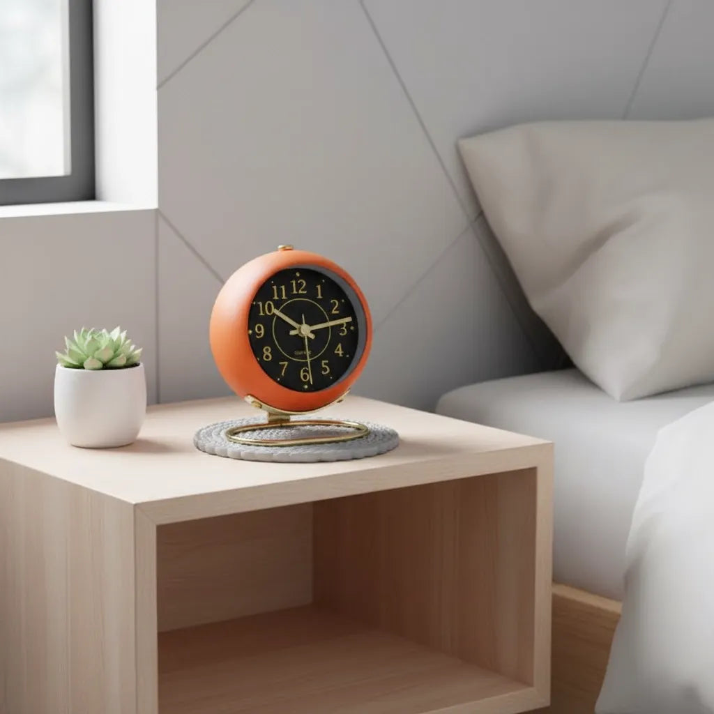 Réveil Analogique Design Rond