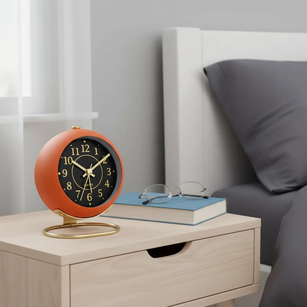 Réveil Analogique Design Rond