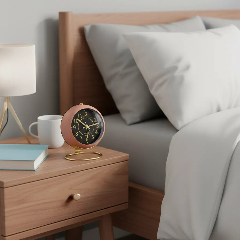 Réveil Analogique Design Rond