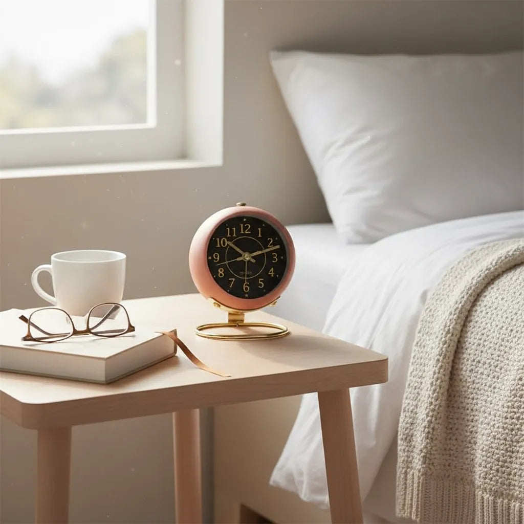 Réveil Analogique Design Rond