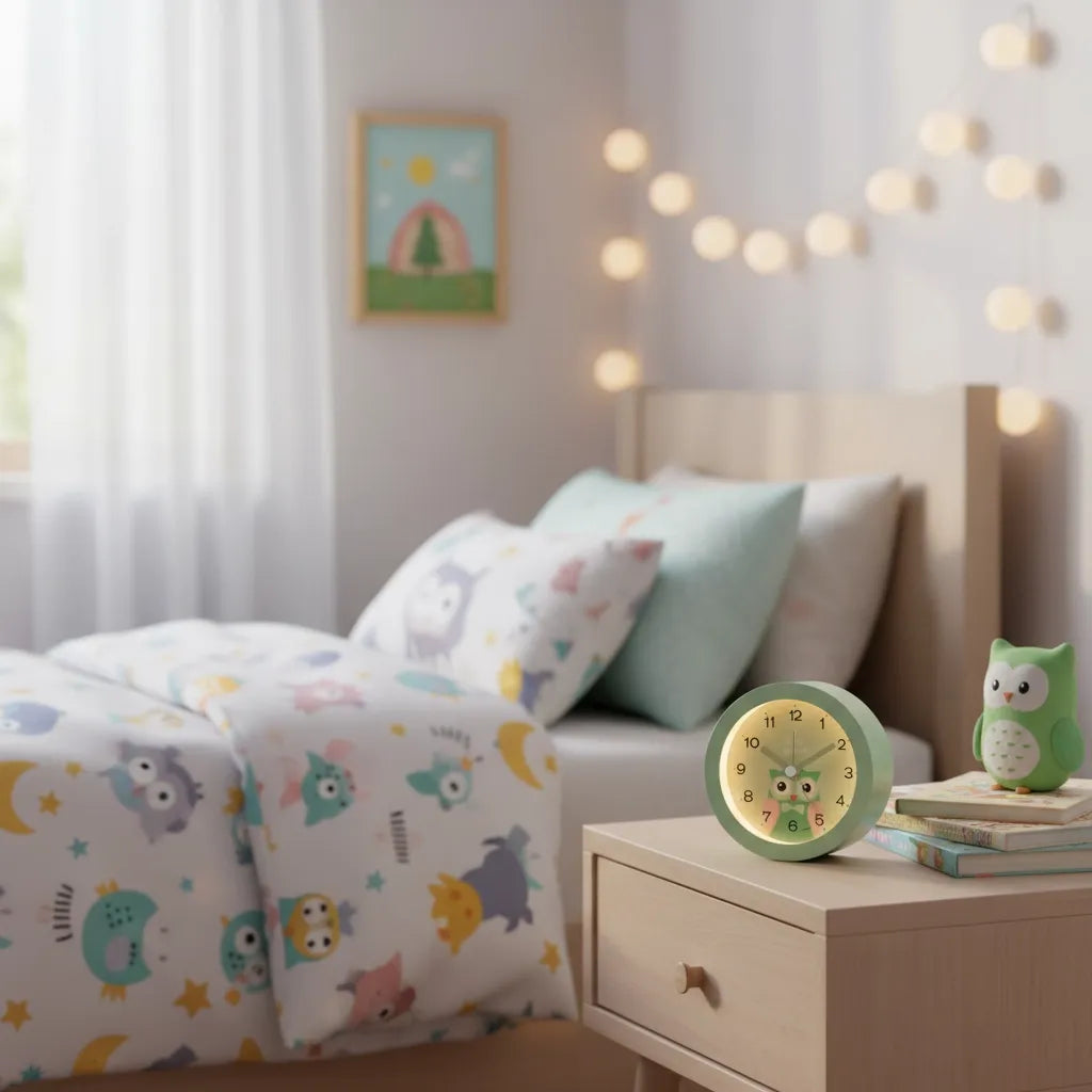 Réveil Analogique Enfant avec Veilleuse