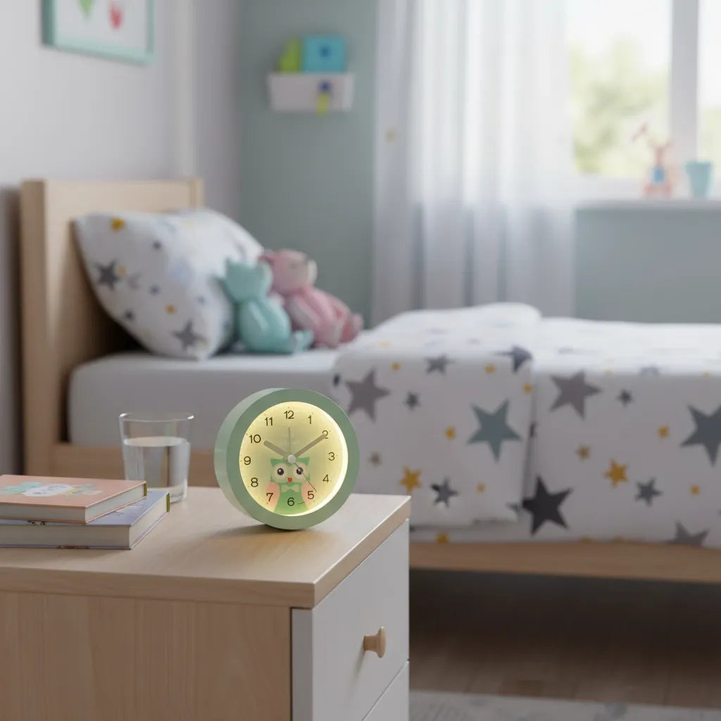 Réveil Analogique Enfant avec Veilleuse