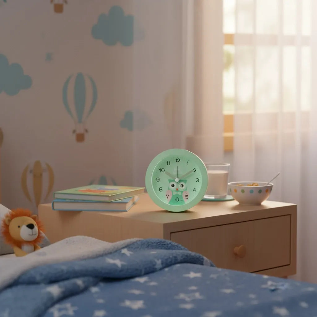 Réveil Analogique Enfant avec Veilleuse