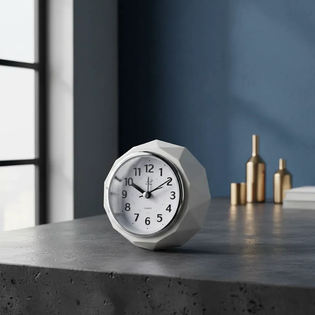 Réveil Analogique Gros Chiffres Design