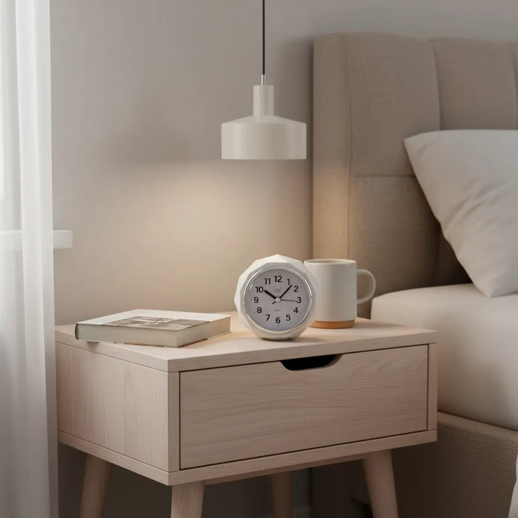 Réveil Analogique Gros Chiffres Design