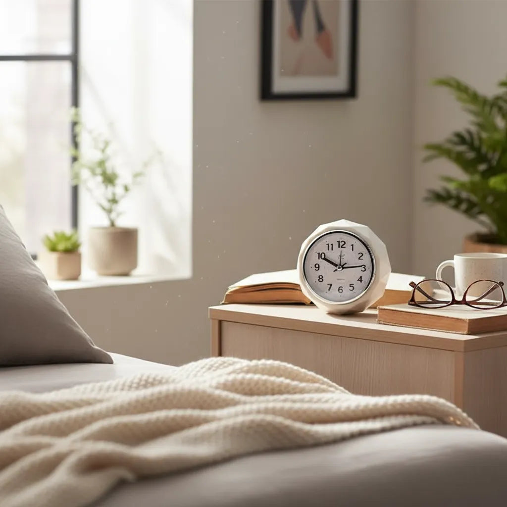 Réveil Analogique Gros Chiffres Design