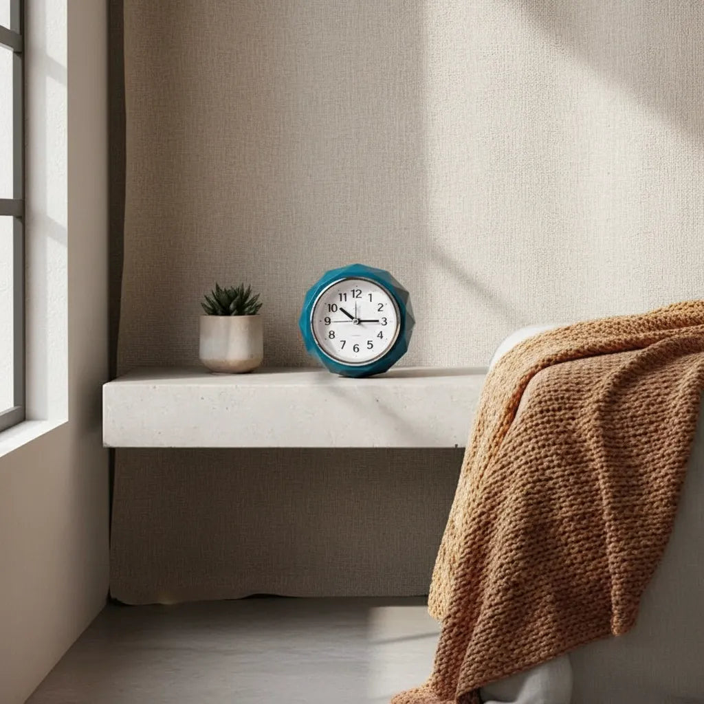 Réveil Analogique Gros Chiffres Design