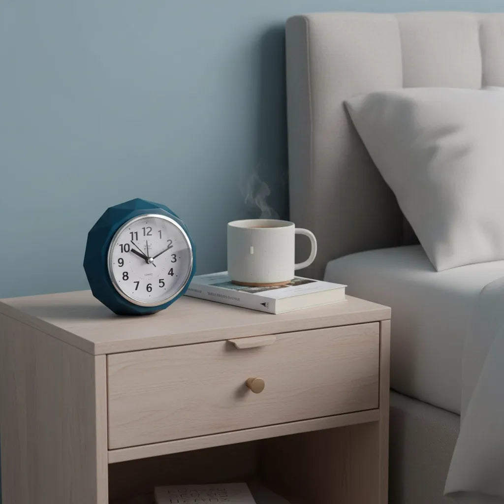 Réveil Analogique Gros Chiffres Design