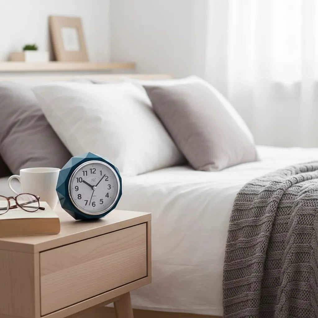 Réveil Analogique Gros Chiffres Design