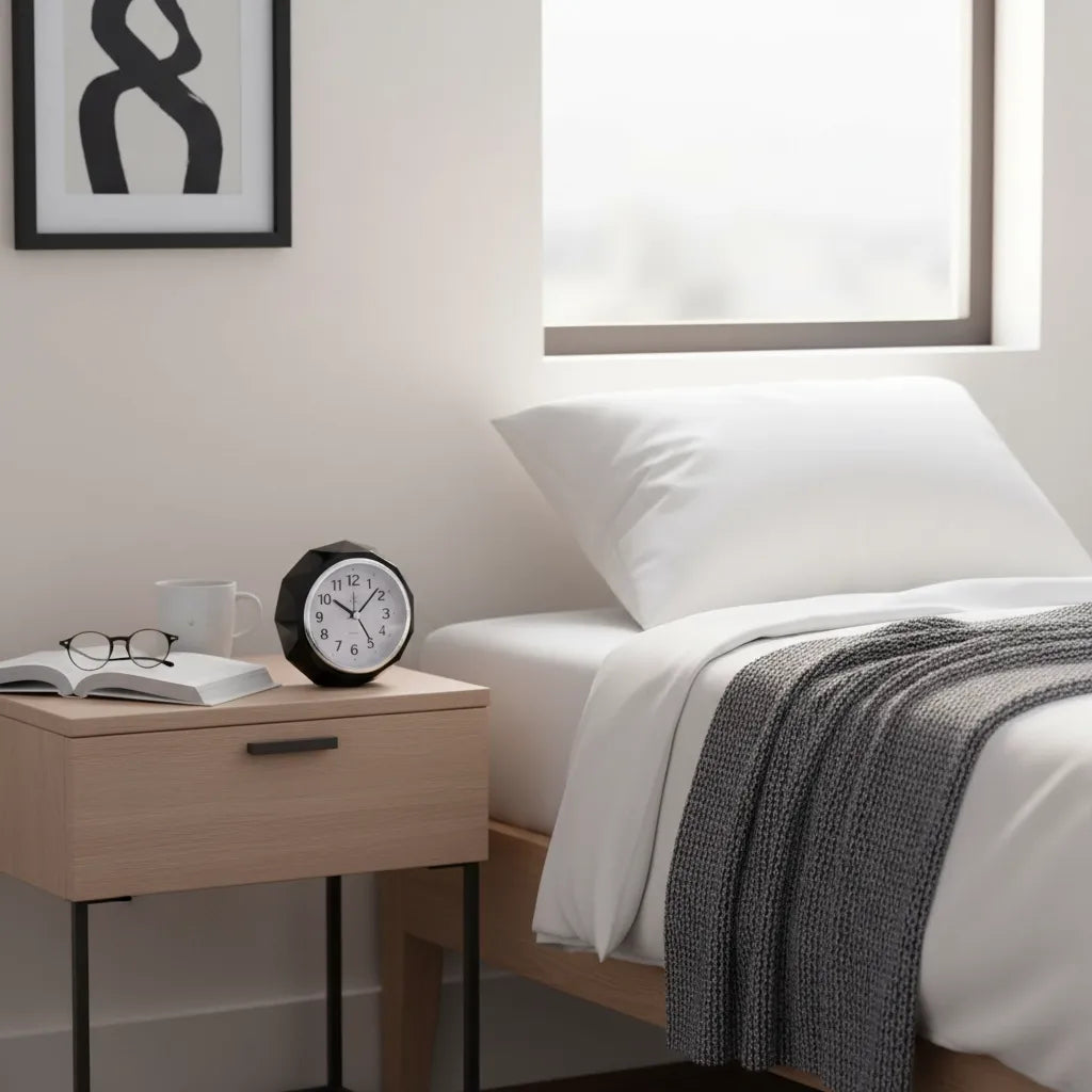 Réveil Analogique Gros Chiffres Design