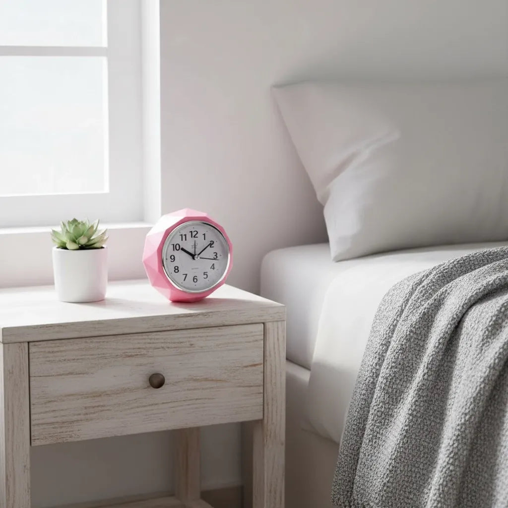 Réveil Analogique Gros Chiffres Design
