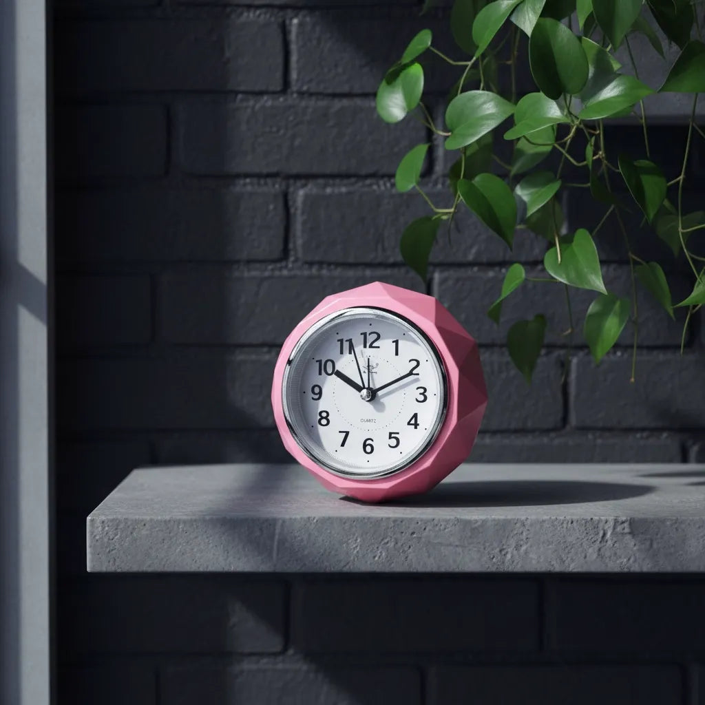 Réveil Analogique Gros Chiffres Design
