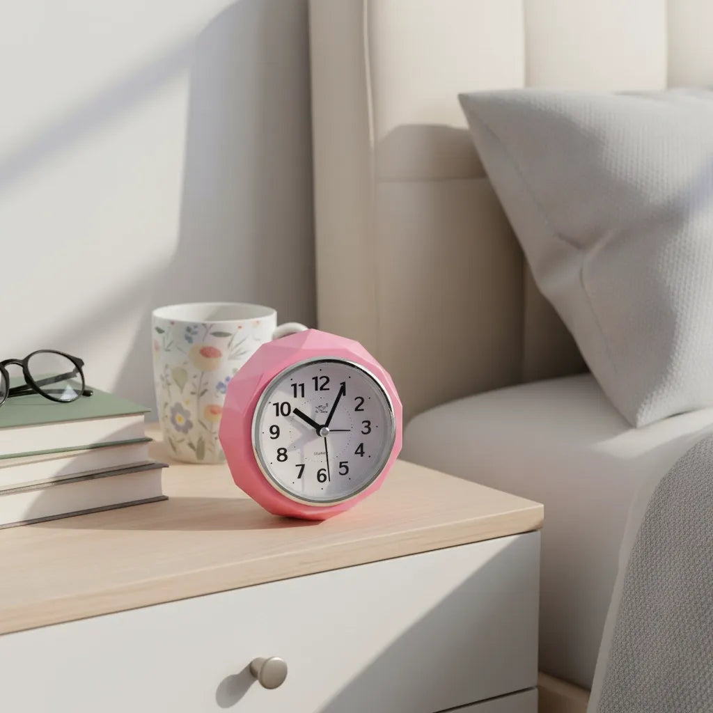 Réveil Analogique Gros Chiffres Design