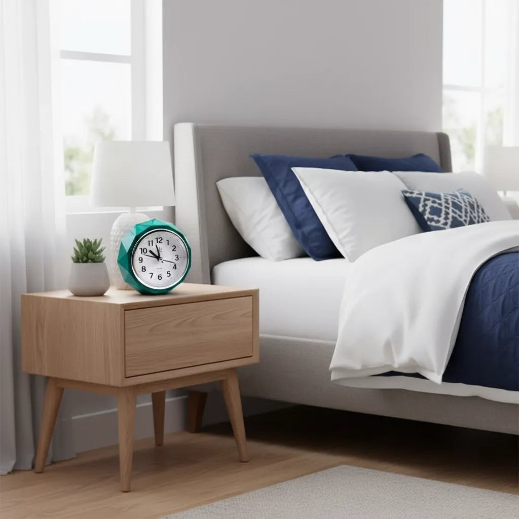 Réveil Analogique Gros Chiffres Design