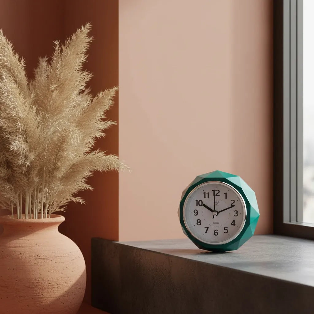 Réveil Analogique Gros Chiffres Design