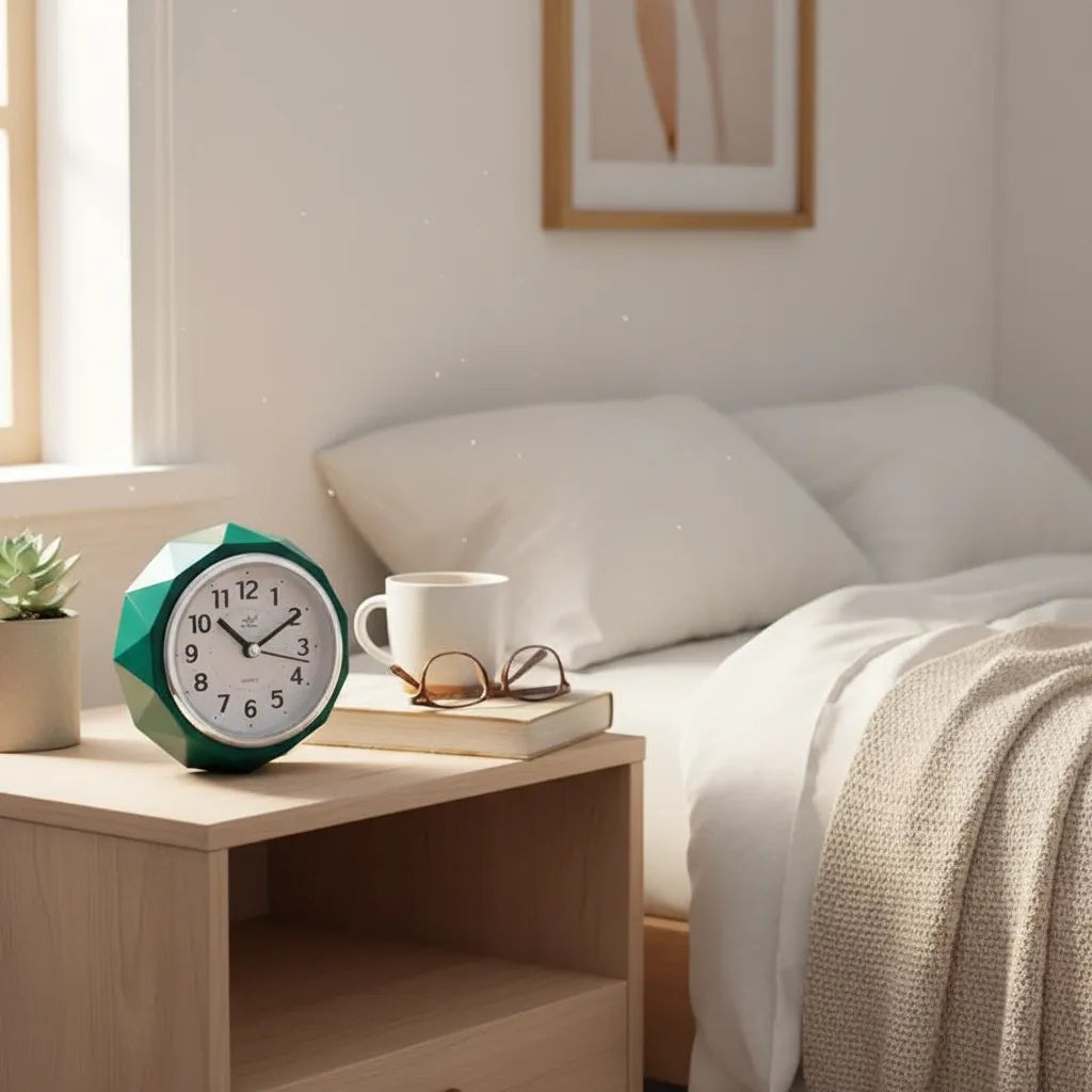 Réveil Analogique Gros Chiffres Design