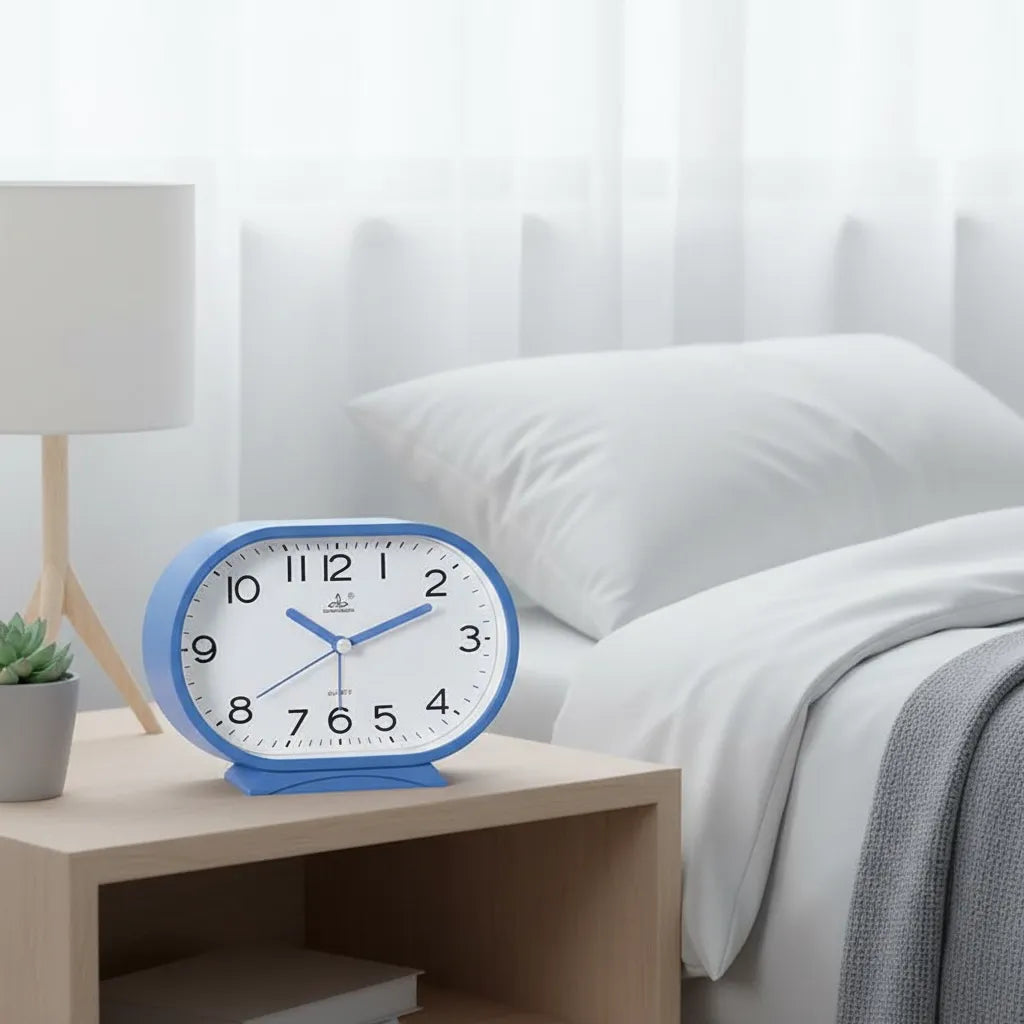 Réveil Analogique Ovale Silencieux