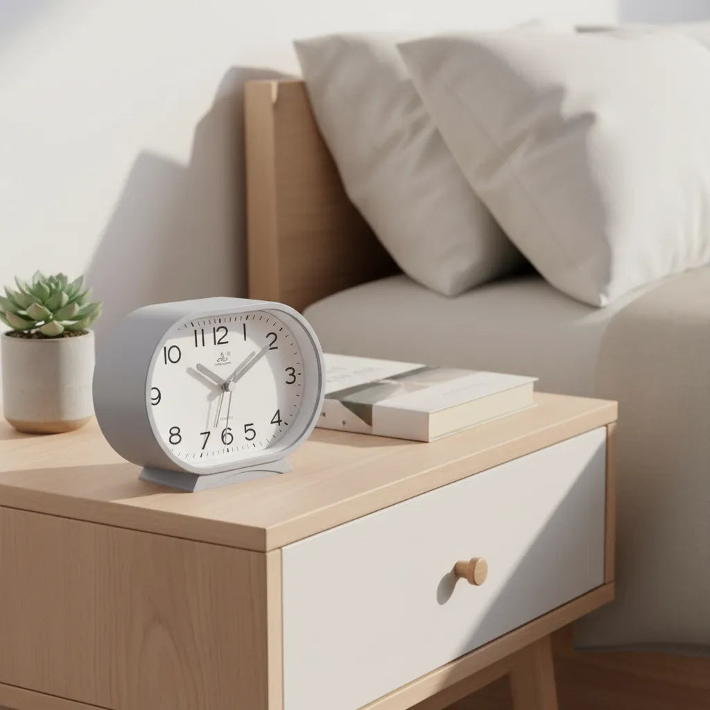 Réveil Analogique Ovale Silencieux