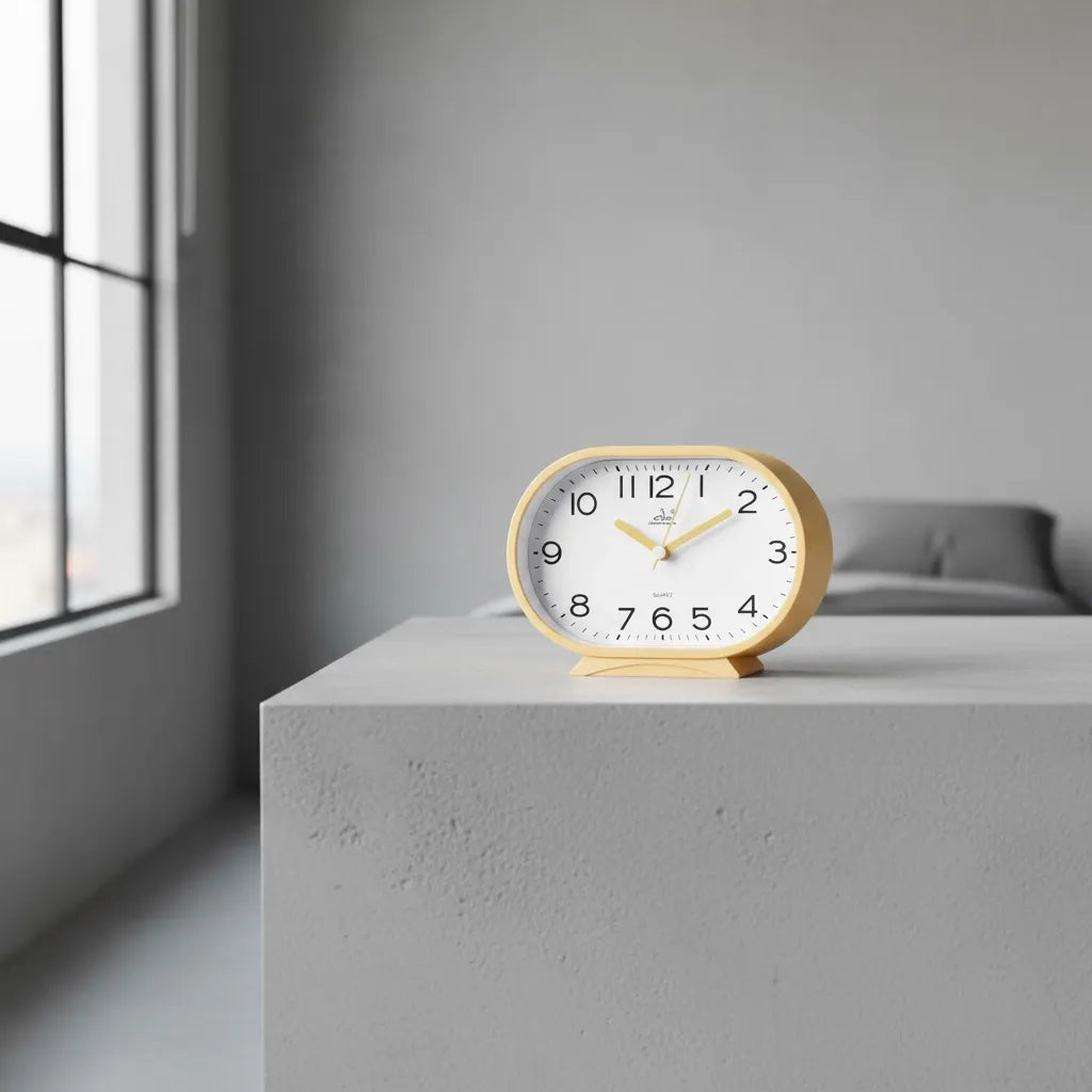 Réveil Analogique Ovale Silencieux