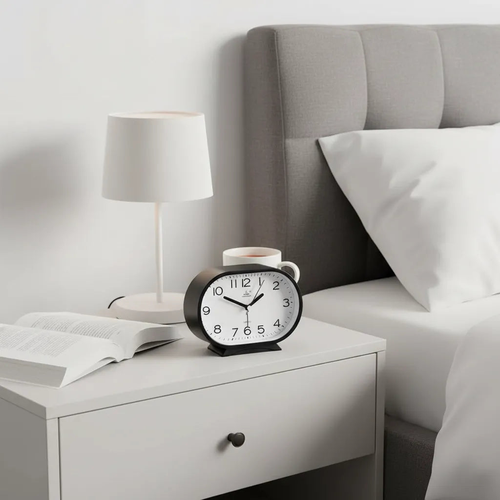 Réveil Analogique Ovale Silencieux