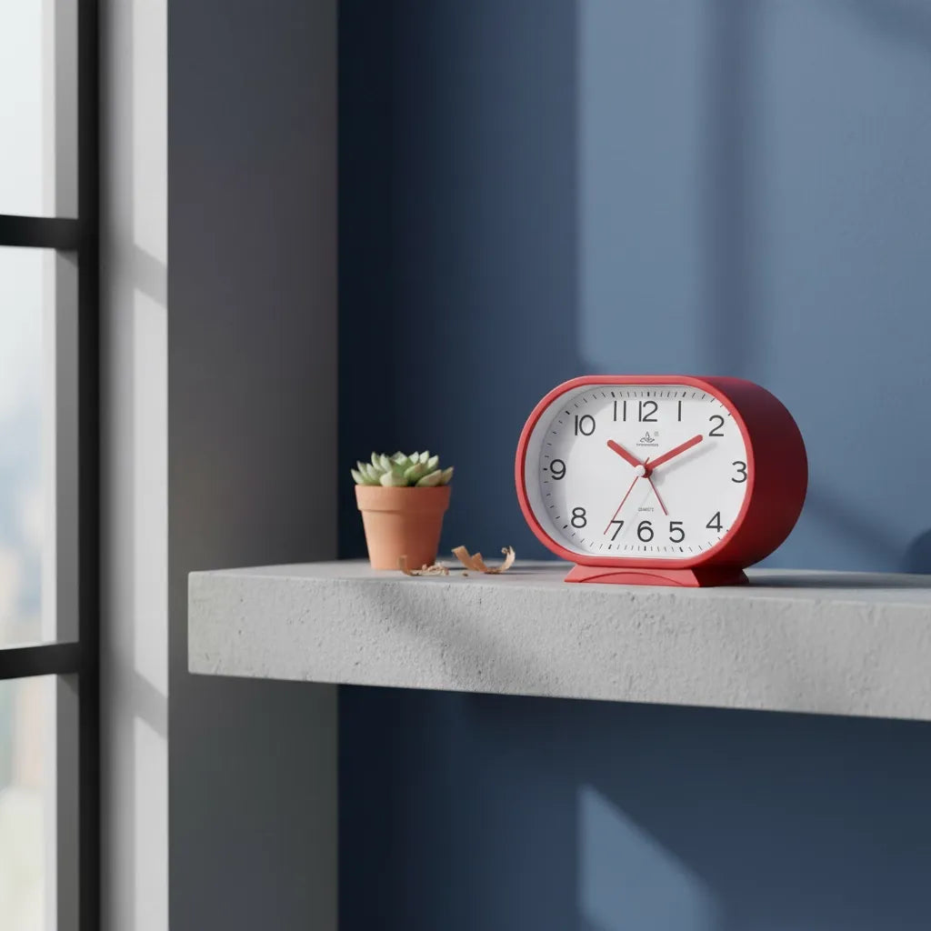 Réveil Analogique Ovale Silencieux