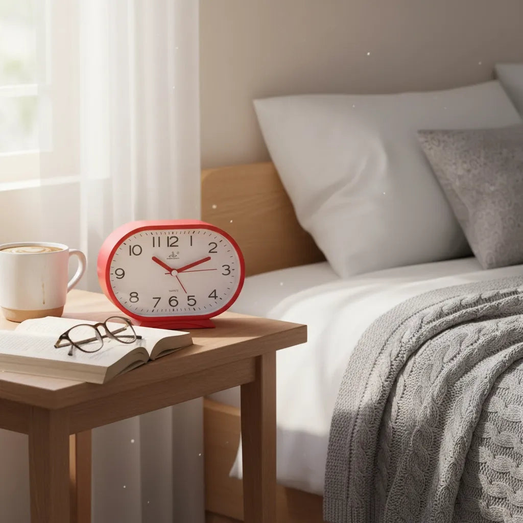 Réveil Analogique Ovale Silencieux