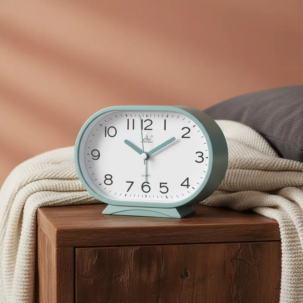 Réveil Analogique Ovale Silencieux