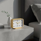 Réveil Analogique Rectangle Silencieux