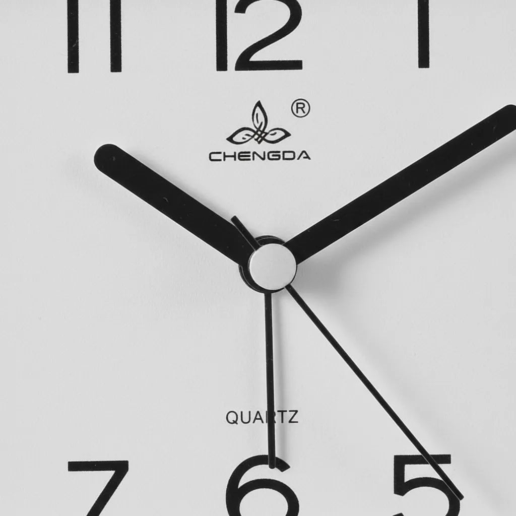 Réveil Analogique Rectangle Silencieux