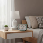 Réveil Analogique Rectangle Silencieux