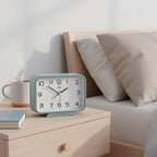 Réveil Analogique Rectangle Silencieux