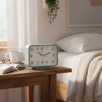 Réveil Analogique Rectangle Silencieux