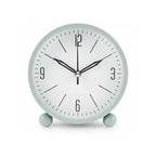 Réveil Analogique Rond en Métal