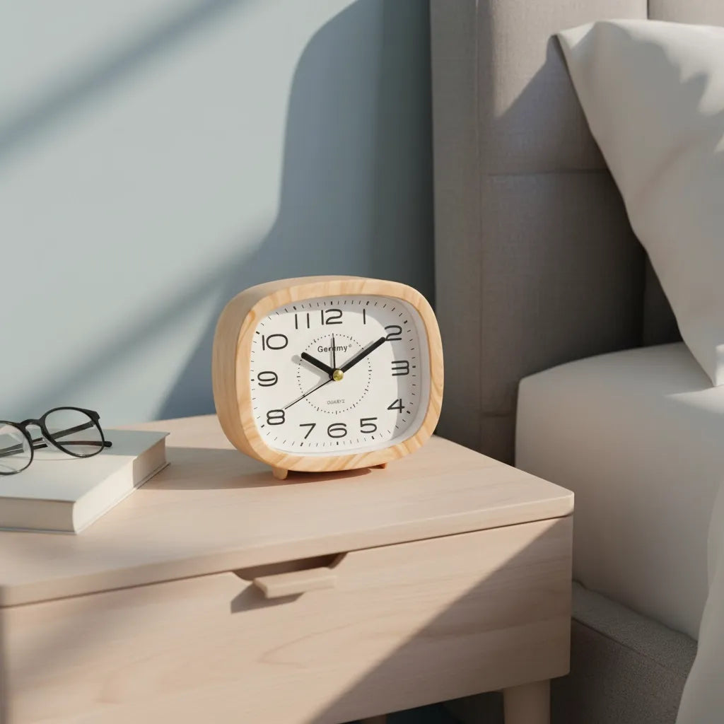 Réveil Analogique Silencieux à Grands Chiffres