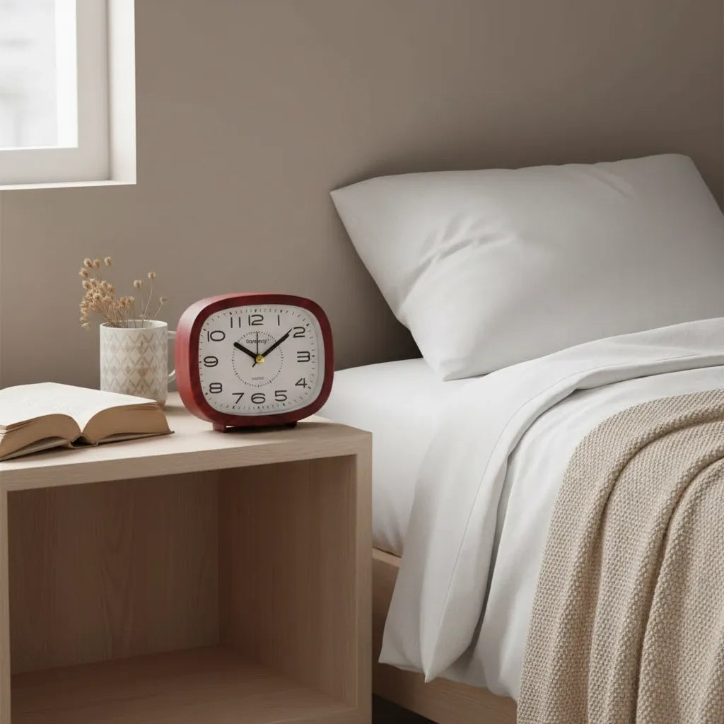 Réveil Analogique Silencieux à Grands Chiffres