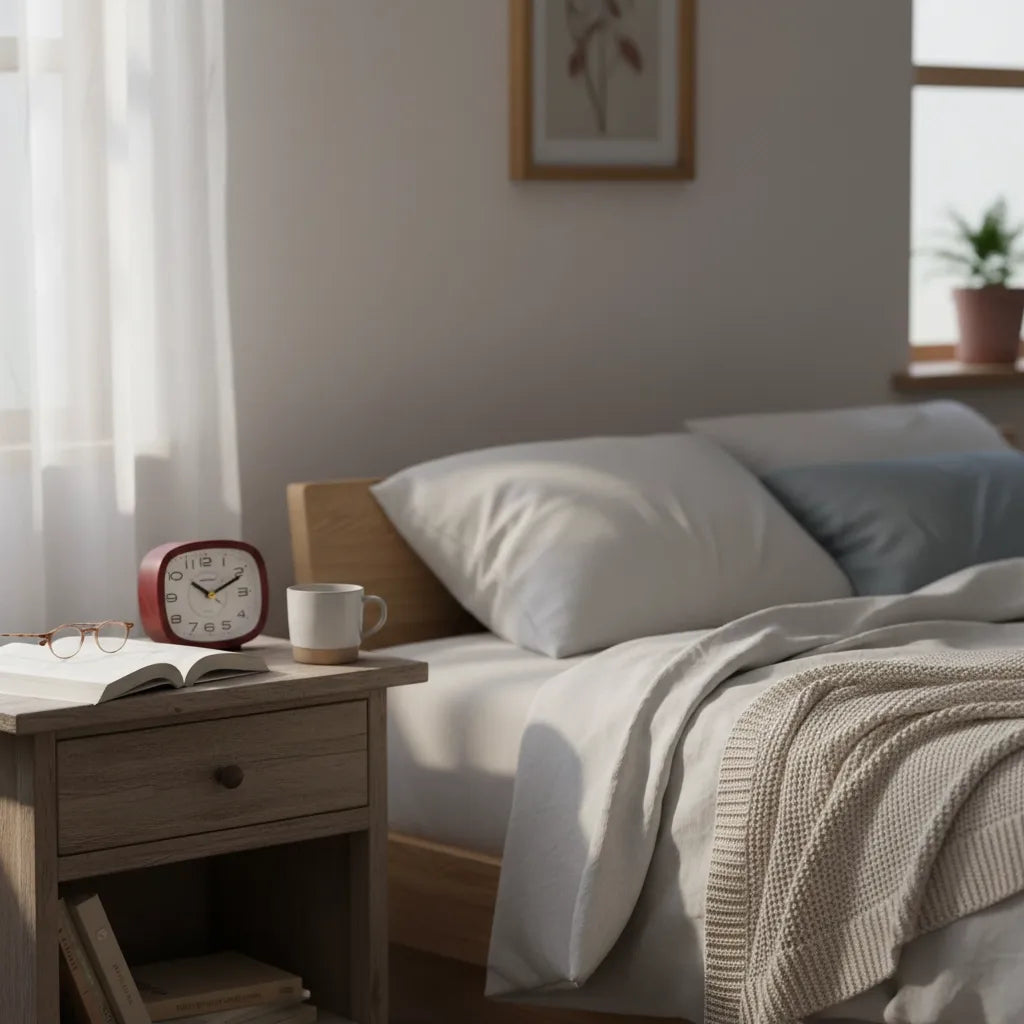 Réveil Analogique Silencieux à Grands Chiffres