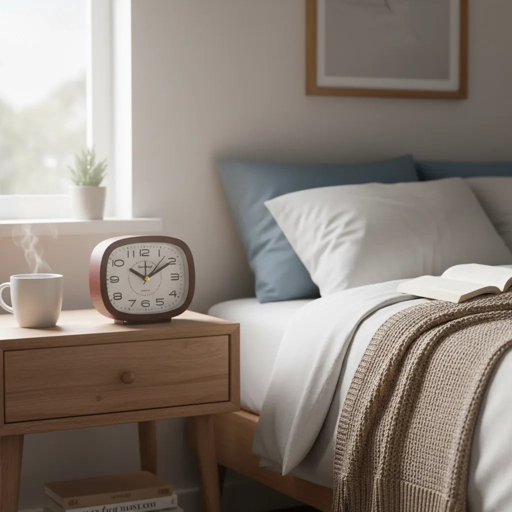 Réveil Analogique Silencieux à Grands Chiffres