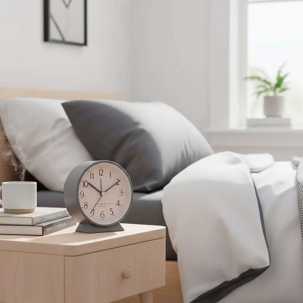 Réveil Analogique Silencieux en Quartz