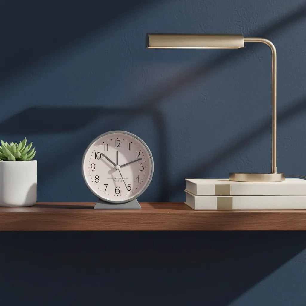 Réveil Analogique Silencieux en Quartz