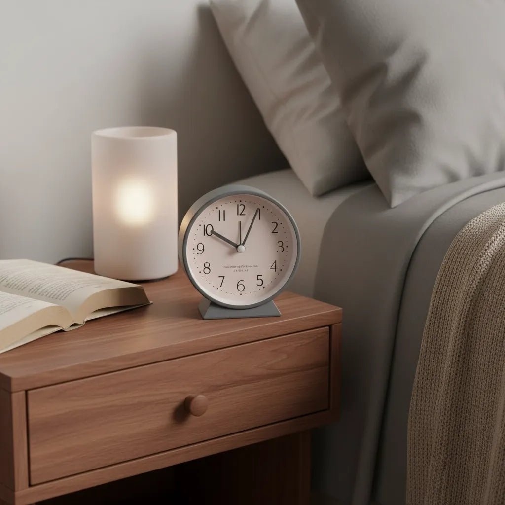 Réveil Analogique Silencieux en Quartz