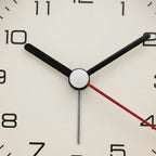 Réveil Analogique Trotteuse Silencieuse en Métal