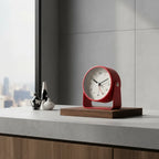 Réveil Analogique Trotteuse Silencieuse en Métal