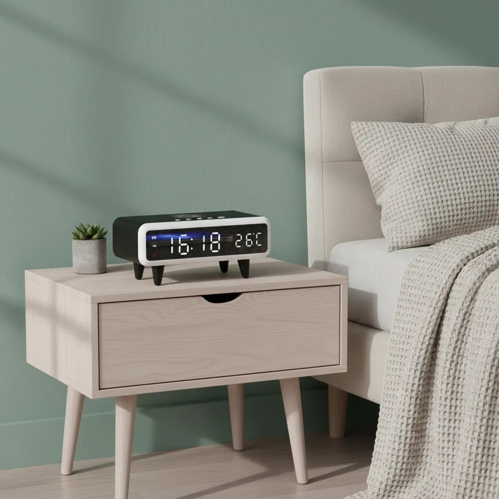 Réveil avec Chargeur à Induction Numérique