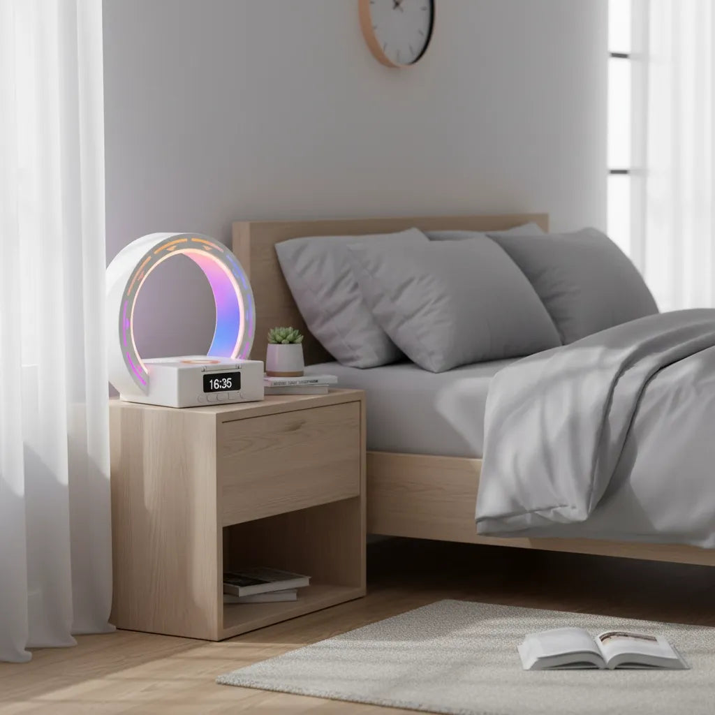 Réveil Bluetooth Lumineux Enceinte