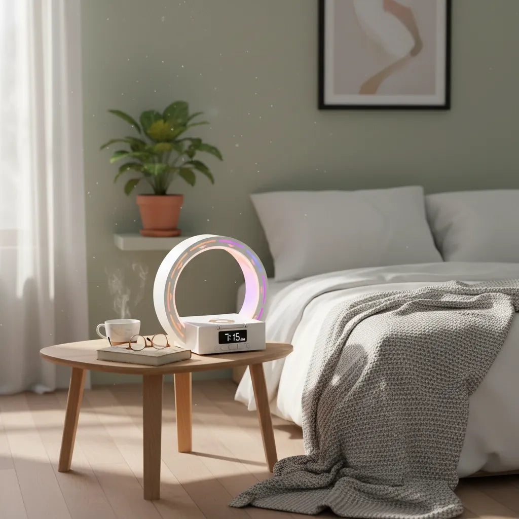 Réveil Bluetooth Lumineux Enceinte