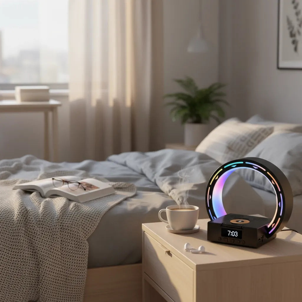 Réveil Bluetooth Lumineux Enceinte