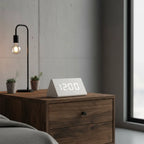 Réveil Bois Blanc Numérique