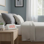 Réveil Bois Blanc Numérique