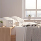 Réveil Bois Cube Numérique