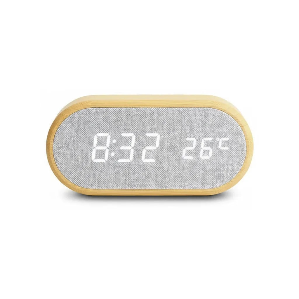 Réveil Bois Led Température Numérique